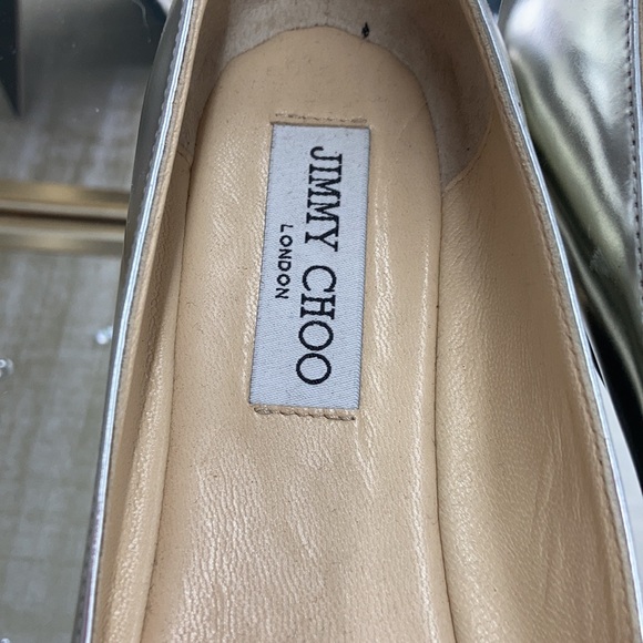 Jimmy Choo Metallic Flats - Picture 4 of 12